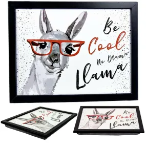 Llama Lap Tray With Bean Bag Cushion