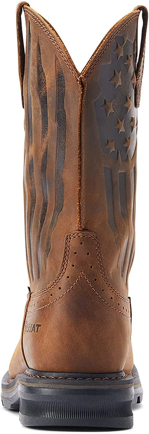 Ariat Men's Sierra Shock Shield Patriot Steel Toe Work Boot Western