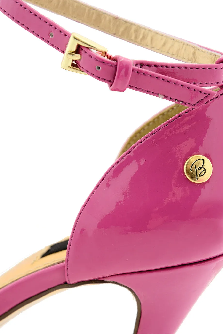 BLINK PARIS Pink Ankle Strap Sandals