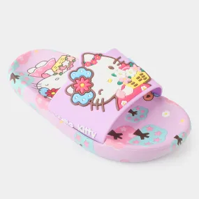 CHARACTER GIRLS SLIPPERS -PURPLE