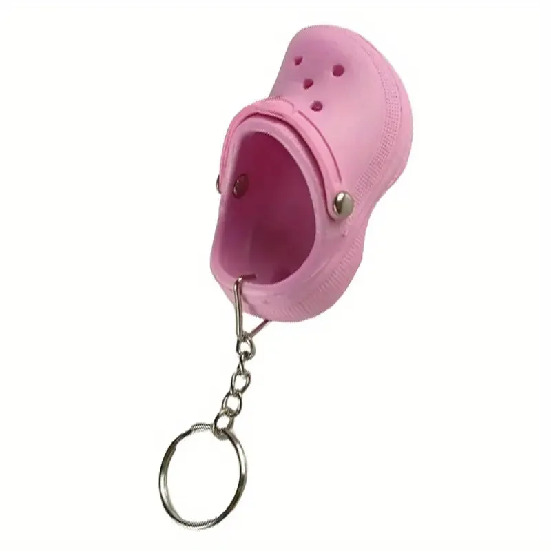 Cute Croc Dupe Keychain - Croc Slippers Keychain, Backpack Charm & More!