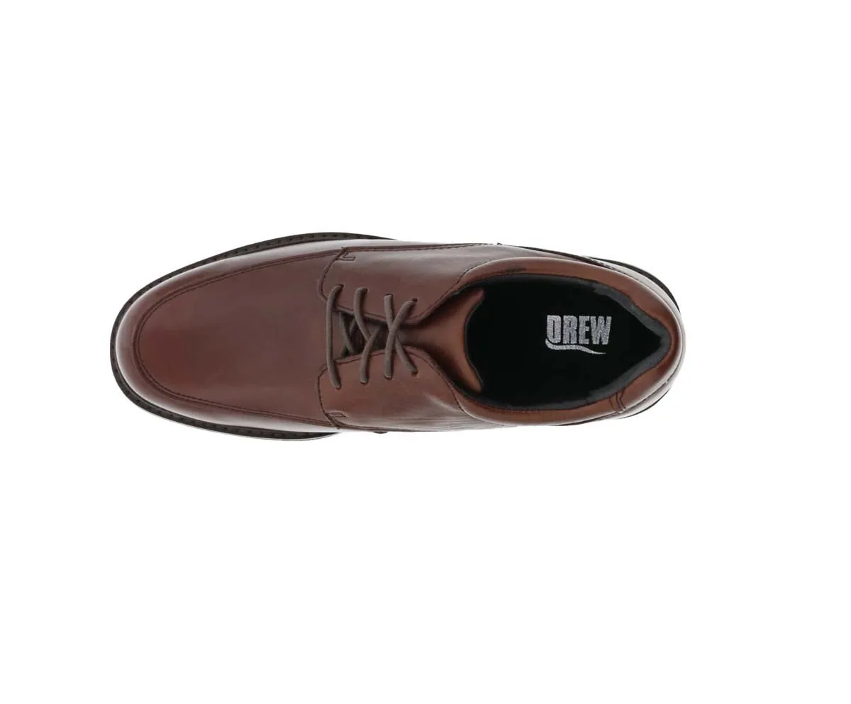 Drew Park Men's Dress Shoe In Brown Leather