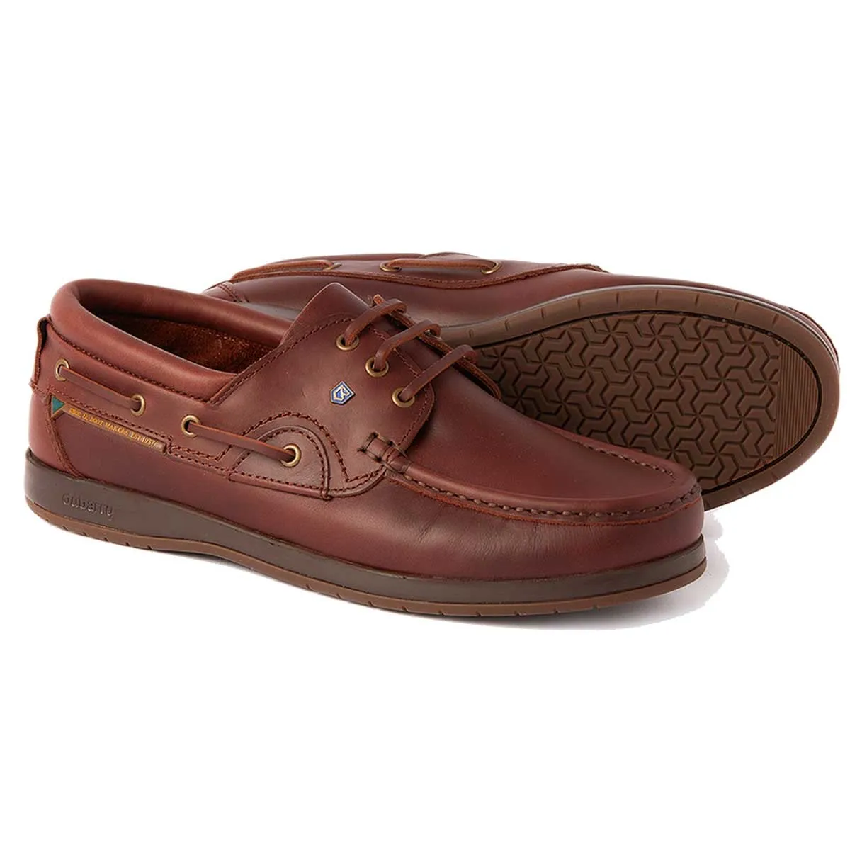 DUBARRY Men's Commodore X LT Deck Shoes - Mahogany