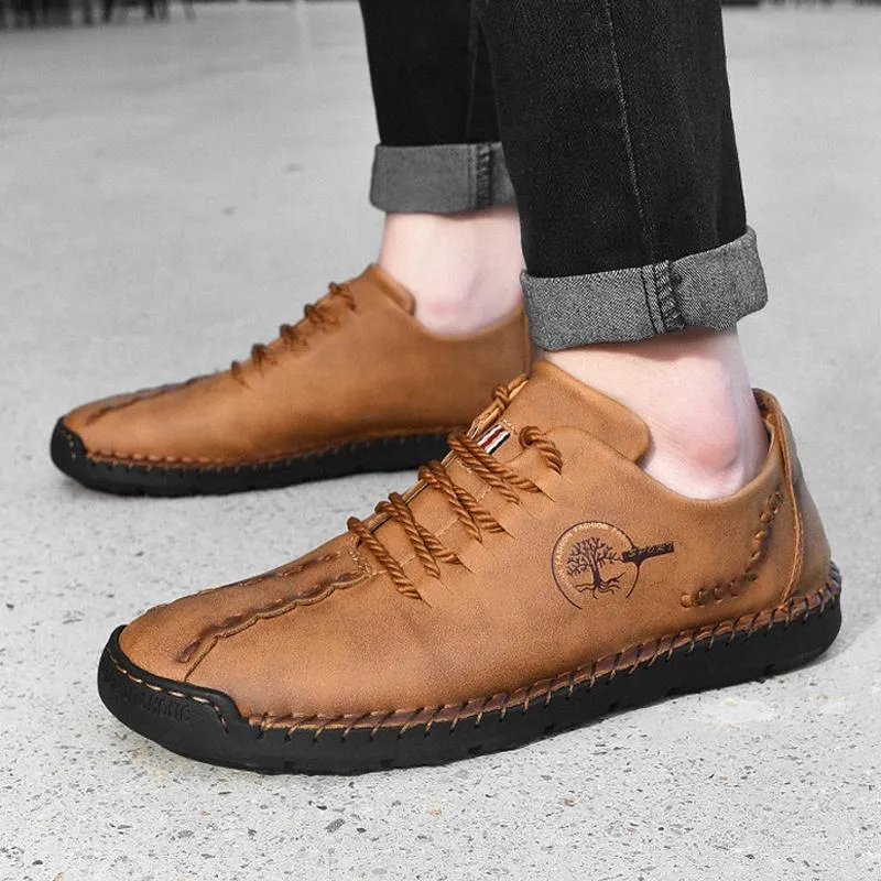 Handmade men's leather shoes(🔥Buy 2, -8%)