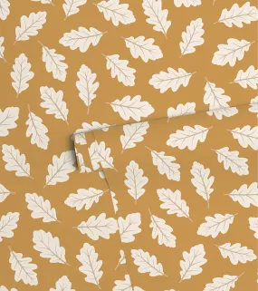 Jöro - Children's Wallpaper - Oak Leaf Pattern