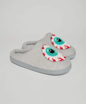 Keep Watch Slippers - Grey