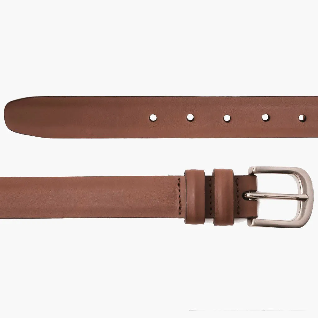 Men's Refined Leather Belt | Chestnut