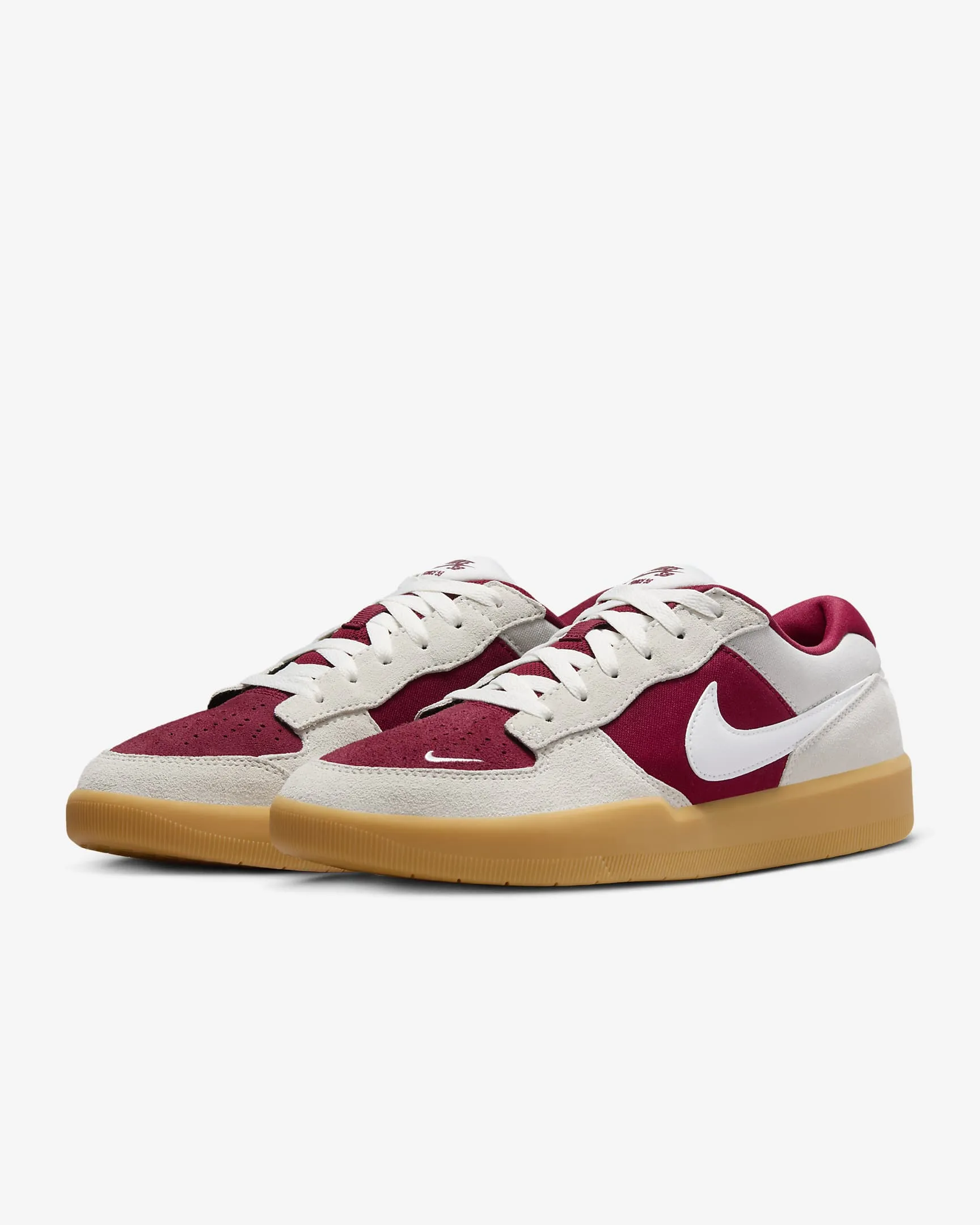 Nike SB Force 58 - Team Red/Summit White/Gum Light Brown/White