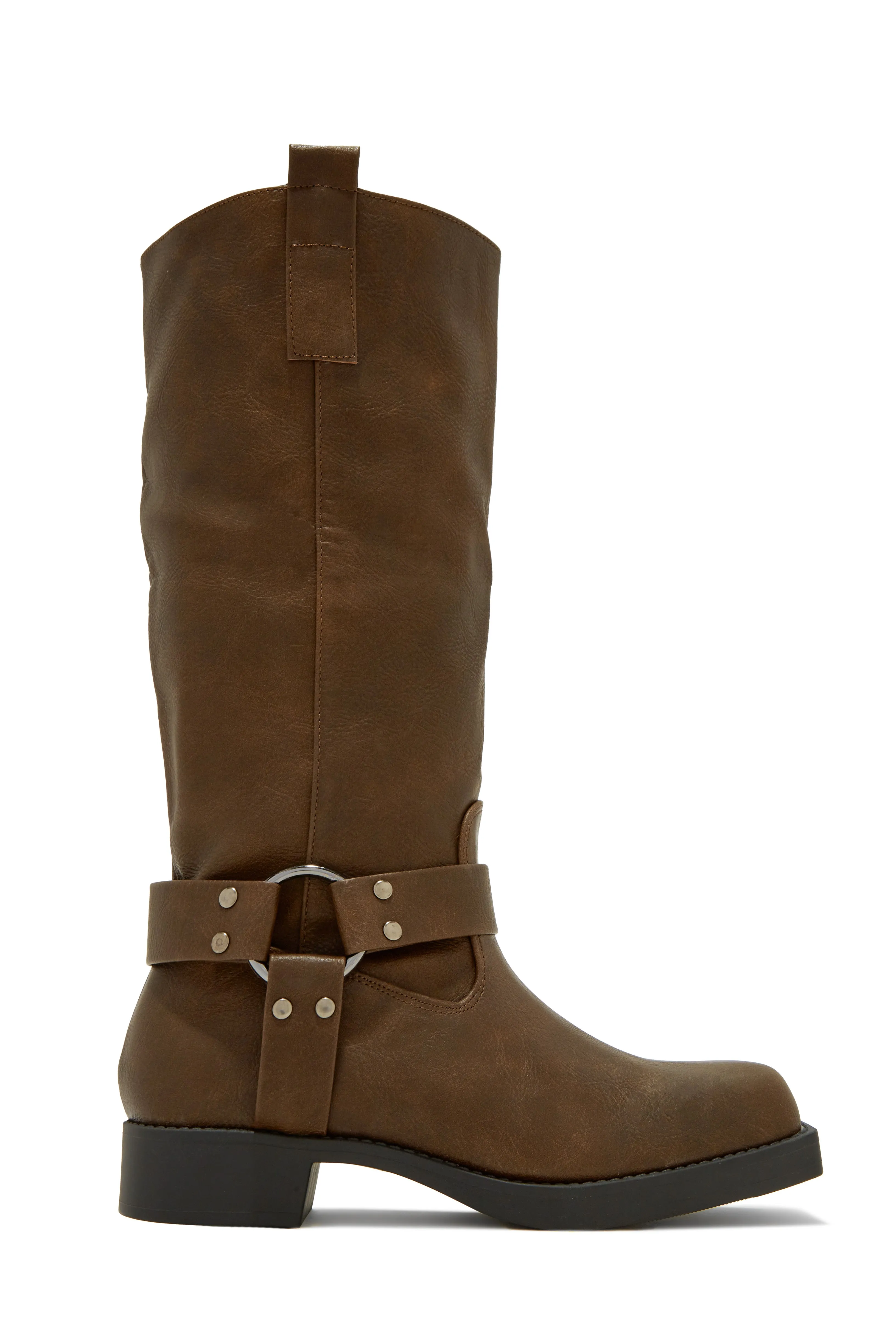 Silvanna Moto Boots - Brown