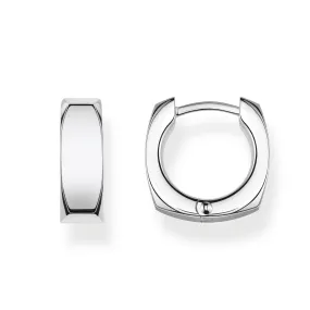 Thomas Sabo Hoop Earrings Minimalist Silver