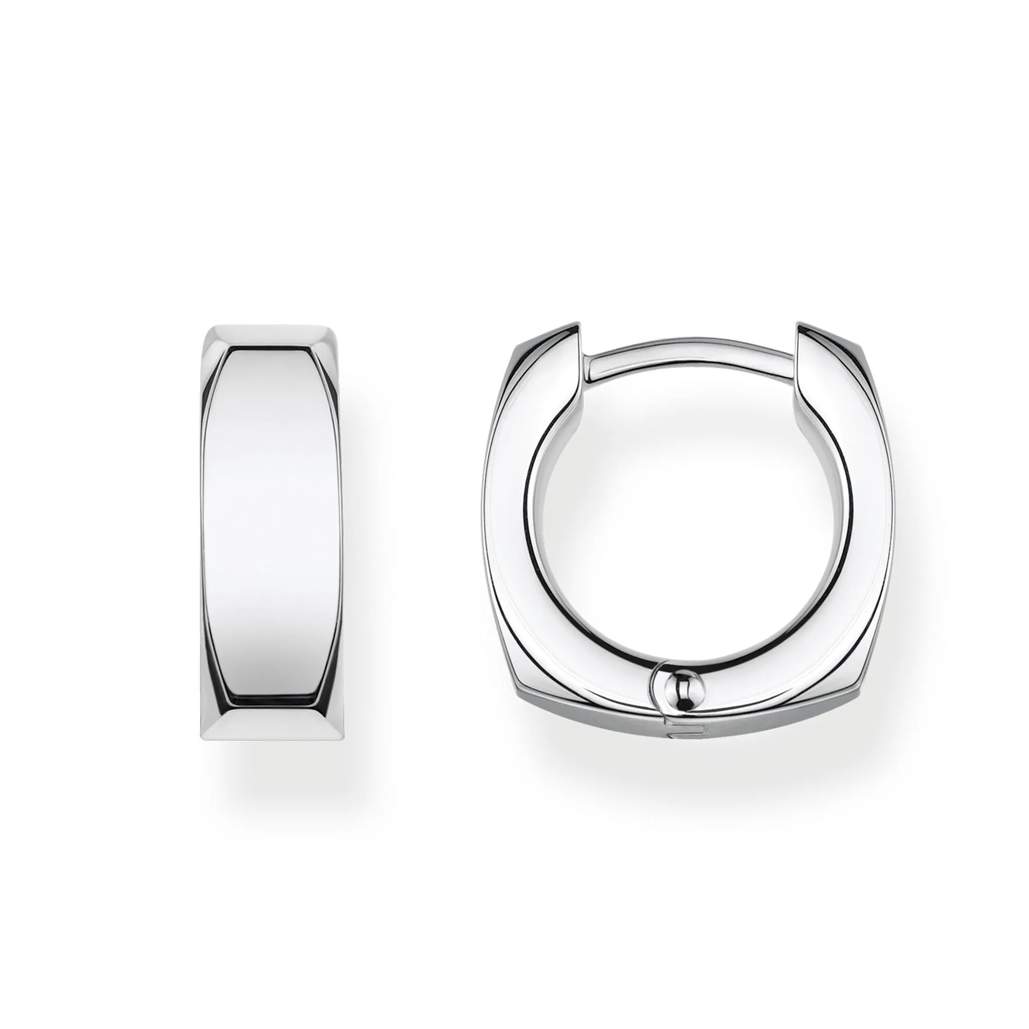 Thomas Sabo Hoop Earrings Minimalist Silver